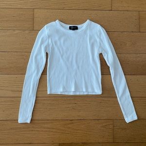 Long sleeve crop top